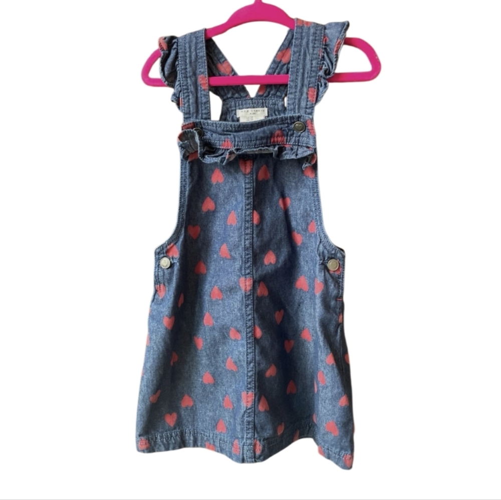 Max Studio Blue Denim Dress with Hearts‎